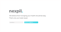 Desktop Screenshot of nexpil.com